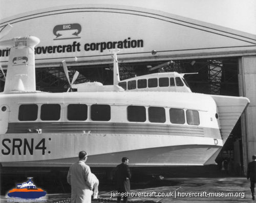 SRN4 prototype GH-2007 -  (credit: The <a href='http://www.hovercraft-museum.org/' target='_blank'>Hovercraft Museum Trust</a>).